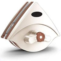 JJYPY Glass Wiper- Glass Cleaner Triangle Multi-Function Double-Proof Grip Double-Sided Wipe