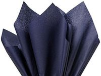 Flexicore Packaging |Navy Blue Gift Wrap Tissue Paper | Size: 15 Inch X 20 Inch | Count: 10 Sheets | Color: Navy Blue| DIY Craft, Art, Wrapping, Crepe, Decorations, Pom Pom, Packing & Party