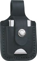 Zippo Lighter Pouch Black Leather