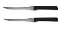Rada MFG Cutlery Tomato Slicer Knife with Black Handle, 2 Pack