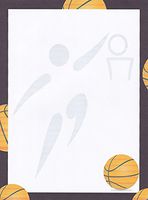 Basketball Stationery Printer Paper 26 Sheets