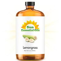 Lemongrass Essential Oil (Huge 16oz Bottle) Bulk Lemongrass Oil - 16 Ounce