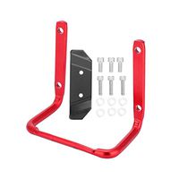 Keenso Bicycle Bottle Holder, Aluminum Alloy Bike Water Bottle Holder Bracket Seat Saddle Dual Bottles Cage Water Bottle Mount Adapter Cycling Accessories(Red)