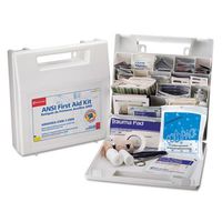 First Aid Kit for 50 People, 196-Pieces, OSHA/ANSI Compliant, Plastic Case, Sold as 1 Kit