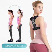 Back Posture Corrector for Men and Women - Upper Back Straightener Brace, Clavicle Support Adjustable and Providing Shoulder - Neck Pain Relief(Fits Chest Size 36" - 42")