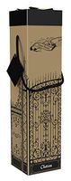 Wine Gift Box EZ Wine Caddy. Easy to Assemble No Glue Required. "Montrachet" Gates by Endless Art US