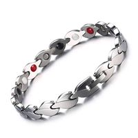 WYXR Arthritis Bracelet for Women,Titanium Stainless Steel Magnetic Therapy Bracelet, Fully Adjustable Help Arthritis Pain Relief Back and Neck Pain,2pack