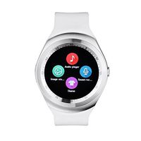 Y1 SmartWatch Touch Screen Support Micro SIM Card with Bluetooth 3.0 Camera Sleep Monitor Outdoor Fitness for IOS Android (WHITE)