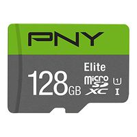 PNY 128GB Elite Class 10 U1 MicroSD Flash Memory Card (P-SDUX128U185GW-GE)