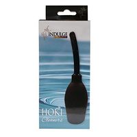 HOKI Anal Douche and Enema System Deluxe Home Enema for Anal or Vaginal Douching Aids in Hygiene - Simple to Use, Safe and Easy to Clean - Made of Silicone and ABS (Black, 310ml : 10oz)