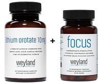 Weyland Brain Nutrition: Lithium Orotate 10mg + Focus (10 Count)