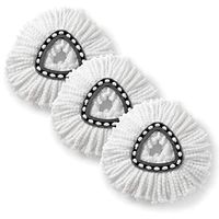 3 Pcs EasyWring Spin Mop Refill Spin Mop Replacement Head Microfiber Mop Head Refills