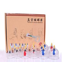 GEHII Vacuum Cupping Set,Acupuncture Physiotherapy Magnetic Acupressure Cupping Massager,Massage Muscle Joint Pain Relief,12pcs