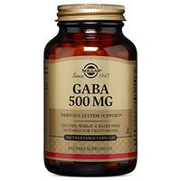 Solgar GABA Vegetable Capsules, 500 Mg, 100 Count