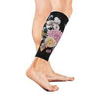 Calf Guard Sleeves Botanical Floral Bouquet Twigs Sports Calves Guards Sleeves for Running, Basketball, Baseball, Football