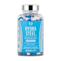 SteelFit Hydra Steel - Natural Diuretic Pills - Maximum Strength - Lose Water Weight - Prevents Bloating - Electrolyte Support - Weight Loss Support - Dandelion Root - 80 Capsules - Made in USA