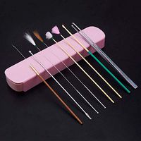 8 Pcs Ear Picks Ear Massage Tools Earwax Remover Kit with Storage Box