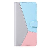 Lomogo Leather Wallet Case for Galaxy A70 with Stand Feature Card Holder Magnetic Closure, Shockproof Flip Case Cover for Samsung Galaxy A70 - LOBXI020105 Grey