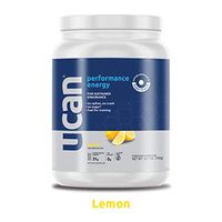 UCAN Performance Pre-Workout Energy Powder with SuperStarch, Lemon - Vegan, No Added Sugar, Gluten Free, Keto Friendly, No GI Distress - (20 Servings)