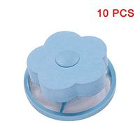 COPYLOVE Reusable Washing Machine Floating Lint Mesh Bag Portable Washer Lint Catcher, Hair Filter Net Pouch (10pcs)