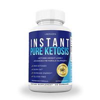 Instant Keto Pills - Advanced Weight Loss Diet Pill with Ketosis - Boost Energy, Get Focus, Manage Cravings & Improve Metabolism - Keto BHB Supplement for Women and Men - 60 Caps