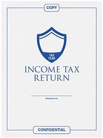 9 x 12 Open End Tax Envelopes - 24lb. Bright White - Preprinted Income Tax Return Design (500 Qty.) | Easily Send and Organize Important Tax Documents This Tax Season | 8193-TAX-500
