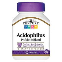21st Century Acidophilus Capsules 100 Capsules (Pack of 10)