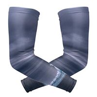 LEVEIS Ocean Arm Sleeves UV Protection for Men Women Sunblock Protective Gloves Running Golf Cycling Driving Long Arm Cover 1 Pair