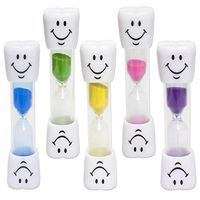Dental Aesthetics Uk Kids Toothbrush Timer (Set Of Five) 2 Minute Smile Sand Timers For Children