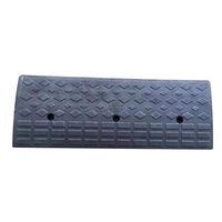 Tire Protection Ramp, 11cm Non-Slip Pressure Pedal, Heavy Duty Truck Truck Step Curb Ramp Damping Downhill Triangle Pad (Color: Black, Size: 100 35 11cm)