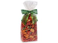 Pack Of 100, Thick 1.6 Mil Compostable Solid Clear Hard Bottom Cello Bags 4 X 2-1/2 X 12"