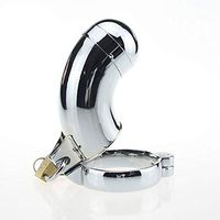 Chástí-ty Vírgǐnǐty Dêvice Câge Pěnǐs Löck Bêlt Stainless Steel Metal Men Hypoallergenic Ergonomic Design Chasteness Device Anti-Off T-Shirt Belt - 335 (Size : 45mm)