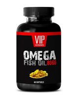 Omega Fish Oil 8060 - Supplement with Natural Essential Fatty Acids 1500mg Extra Strength (1 Bottle 60 softgels)