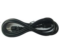 BYBON 25 FT 14 AWG SJT Universal Power Cord NEMA 5-15P to C13, UL Listed (Black)
