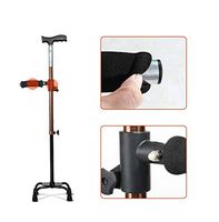 Fancyart Disabled Elderly Assisted Crutches, 4-Foot Aluminum Alloy Standing Support Equipment, Elderly Life Training