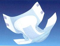 Quilted Overnight Diaper w/ Wings - Maximum Absorbency - Medium, 96 Each / Case