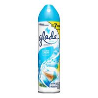 Glade Room Spray - Aerosol - 8 fl oz (0.3 Quart) - Clean Linen - 1 Each - Odor Neutralizer, Long Lasting (Pack of 8)