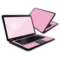 Mightyskins Skin Compatible with Hp Pavilion G6 Laptop with 15.6" Screen Wrap Sticker Skins Solid Pink
