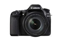 Canon EOS 80D Digital SLR Kit EF-S 18-135mm f/3.5-5.6 Image Stabilization USM Lens (Black) (International Model) No Warranty