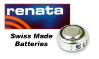 Renata Battery 319 Sr527Sw Silver 1.55V Swiss Made