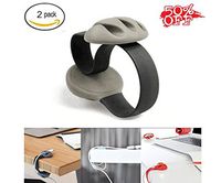 Christmas Gift Xmas - Cable Clips Organizer and Cord Management for Desk Headphone - 2PCS LAVATO Cable Wires Clips Holders