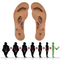 XLBHD Magnetic Therapy Slimming Insoles Foot Acupuncture Point Therapy Insole Massager Relieve Feet Pain Improve Blood Circulation for Men Women
