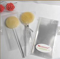 Weststone - 100pcs 2" x 4" - 1.5mil Crystal Clear Cello Bags Treat Bags Flat Top Open for Cake Pop, Lollipop Candy or Small Homemade Arts