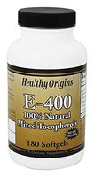 HEALTHY ORIGINS VITAMIN E,400IU, 180 SGEL