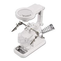 3X25x45 Desktop Multi Function Magnifying Glass Auxiliary USB 10 Light, White LIXFDJ Vision Assisted Magnification