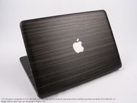 For Macbook Pro 13.3 Model A1278 Protective Skin Body Wrap Royal Ebony Metallic Wood (Full Kit 7 Pcs)