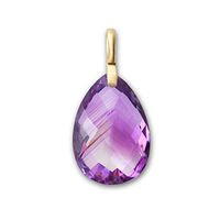 HighChi Amethyst Harmonic Gemstone - 3 Sterling Silver 925