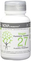 Nova Probiotics Vegan Feminine 27 Billion 60 Vcaps