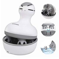 Olymbros Electric Scalp Head Massager, Portable Handheld Hair Massager, Idea Stress Release Full Body Massage Rechargeable Waterproof with Deep Tissue Kneading for Stimulating Hair Growth, Muscles Ba