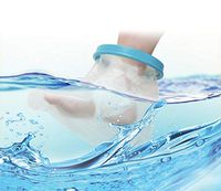 Foot Waterproof cast Cover, Youth Transparent Waterproof Foot Protector for Shower, 9 inches, Waterproof Protection for Youth feet/Ankle